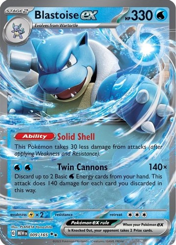 Blastoise 009 165 - blastoise,