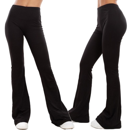 Pantaloni donna zampa flare