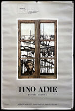 1977 * Manifesto Poster Arte "Tino Aime - Dipinti Grafica - Cuneo  " Italia (B-)