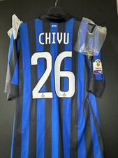 Maglia Inter Chivu match worn issued shirt Tim cup indossata Romania XL trikot