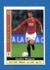 MUNDICROMO CALCIO 2001 - Figurina-Card - n 343 - MANGONE - ROMA