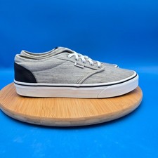 Vans Atwood DX maglia grigia e pelle nera uomo taglia 9 linguetta slim 500714