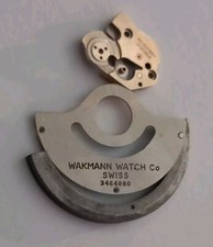 Wakmann Lemania 1341 Rotore Più Chronograph Bridge