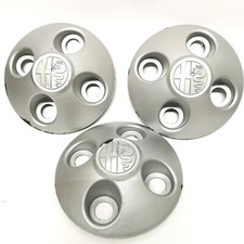 Set di 3 borchie ruote coprimozzo copribulloni plastica Alfa Romeo Giulietta77- 
