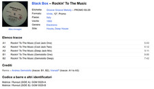 Black Box – Rockin' To The Music [PROMO 93-29]