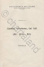 FUCILE Carabina Winchester 7,62 M1 M1A1 M2 1952 AM Tavole REGIO ESERCITO DVD