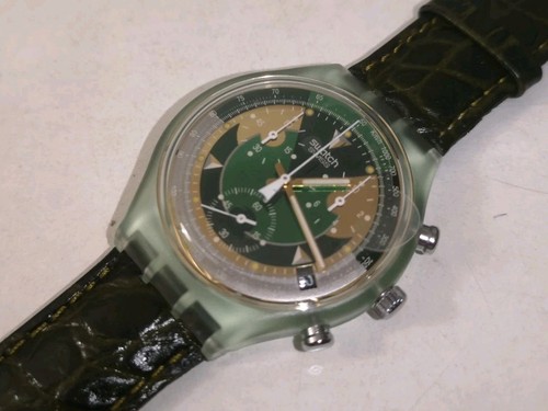 Swatch chrono scg401 - chrono, mimetica