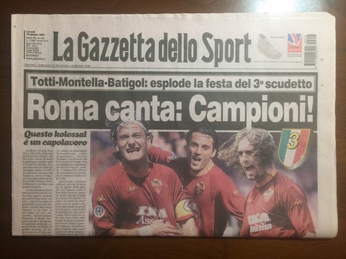 Roma campione italia - roma, d'italia