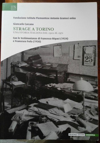 Libro strage torino una - strage,