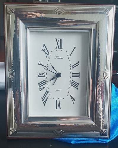 Orologio cornice argento 925