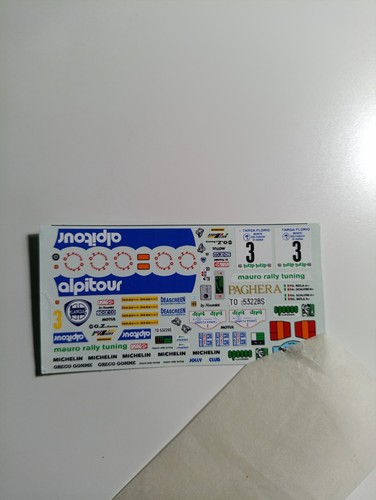 Decals lancia delta - 1/43,