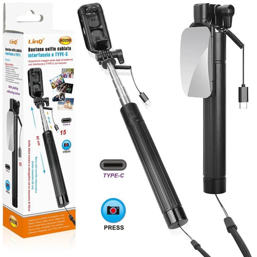 Bastone selfie linq nero - selfie,