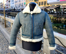 Giubbotto Pelle Montone Aviatore Donna B-3 Marrone Itinerance taglia M