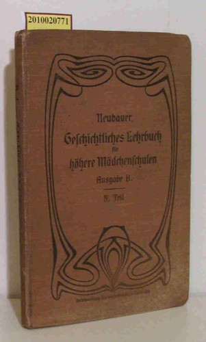 Geschichtliches lehrbuch für - lehrbuch,