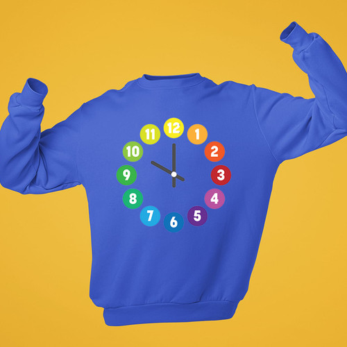 Merch felpa stampata numeri - felpa,