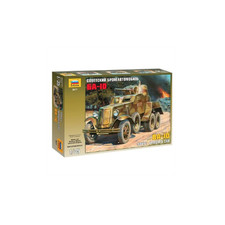 Modello Zvezda 1/35 Ba-10, Autoblindo Sovrana Dettagliata Con Cannone Di
