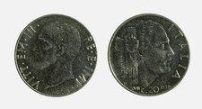 s647_54) Vittorio Emanuele III (1900-1943) - 20 centesimi Impero 1939 XVII anti