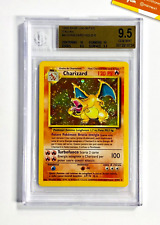 Pokemon BGS 9.5  Charizard Base Set Italiano Unlimited 2000 - QUAD ++ - 10