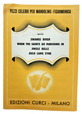 Pezzi Celebri per Mandolino Fisarmonica o Chitarra Spartiti 4 Brani Natale