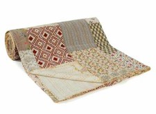 Patola di seta patchwork fatta