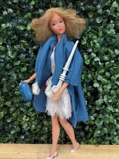 Barbie bambola Mattel Quick Curl Deluxe 1975 vintage usata in ottime condizioni n. 9217 ~ + Ferro arricciacapelli