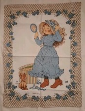 Strofinaccio Canovaccio Cotone Eli Valentine Sarah Kay Vintage 