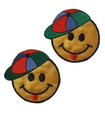 *HH* Lotto 2 toppe patch smile