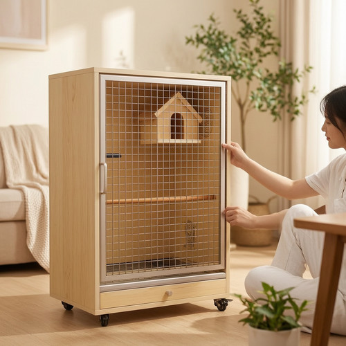 Gabbia per animali - gabbia, legno