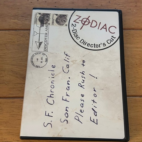 Zodiac dvd 2007 disc - zodiac,