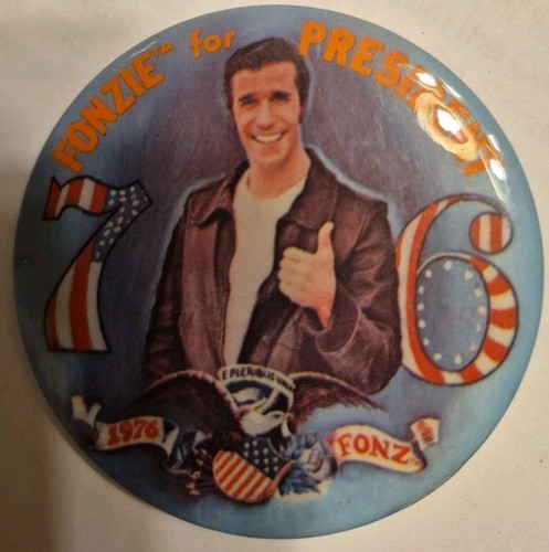 Pinback vintage fonzie per - vintage,