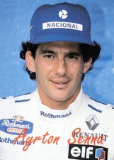 Cartolina Ayrton Senna