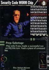 Security Code WORM Chip - Limited - v1.0 - Netrunner
