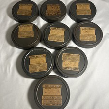 Vintage Copex Pan Rapid Contenitore Pellicola Metallo Made in Belgium - Set di 9