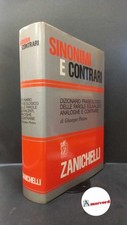 Dizionario sinonimi e contrari Pittano Zanichelli