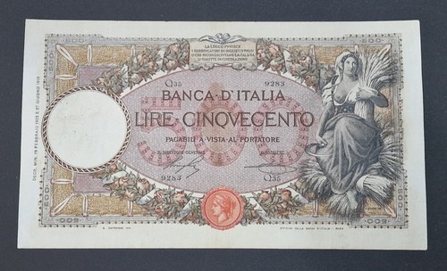 Rara cinquecento 500 lire - rara,