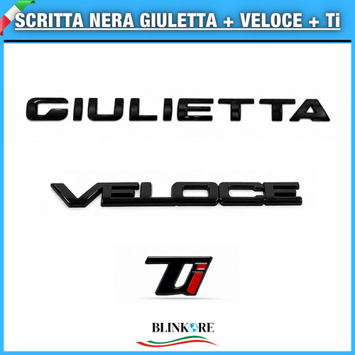 Kit scritte stemma logo alfa - kit,