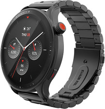 Cinturino in Metallo Compatibile Con Amazfit Bip 5/Balance/Gtr 4/GTR 3 Pro/Gtr 3