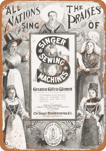 Insegna metallo 1897 - in,