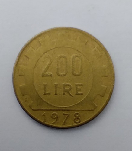 Rara moneta 200 lire 1978 - rara,
