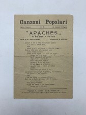 Canzoni popolari. Apaches il