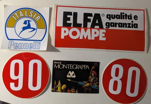Adesivi stikers anni - adesivi, 80