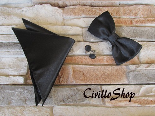 Papillon fazzoletto gemelli - papillon,