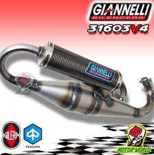 31603V4 MARMITTA "SHOT V4" ORIGINALE GIANNELLI PER PIAGGIO NRG MC2 50 1995-2001