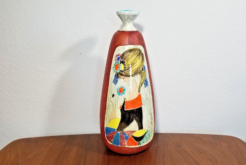 Vaso artistico mcm porcellana - vaso,