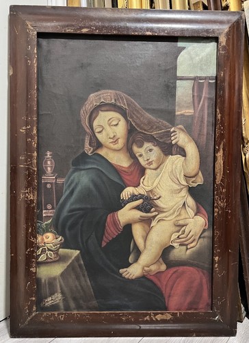 Antica riproduzione dipinto - antica,