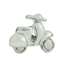 Rétro scooter distintivo - scooter, 3d