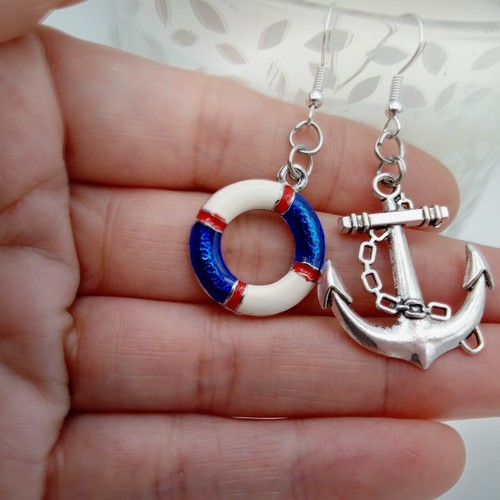 Orecchini nautici ancoraggio - ancoraggio, e