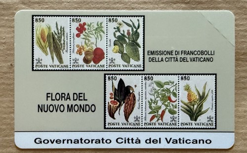 Scheda telefonica vaticano - scheda,