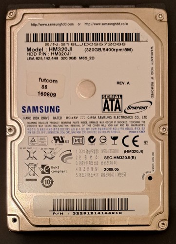 Hard disk samsung 320gb - hard,