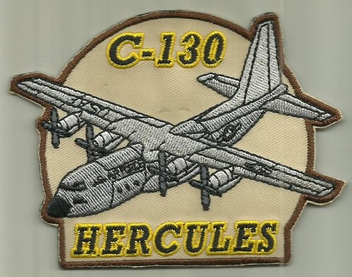 130 hercules aircraft - hercules, patch